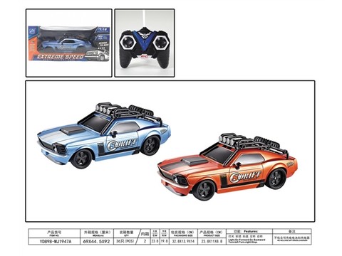 1:18 Sitong retro modified Mustang remote control car (excluding electricity) remote control car toy