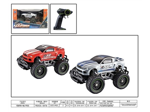 1:24 Big Wheel Mustang remote control car (excluding electricity) remote control car toy