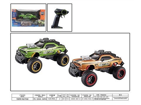1:16 Sitong retro retrofit big wheel Dodge remote control car (excluding electricity) remote control car toy