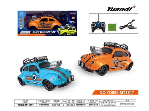 1:18 four-way beetle remote control car (including electricity) remote control car toy