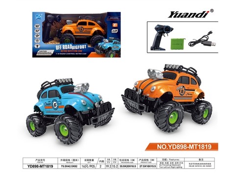1:18 four-way beetle cross-country remote control vehicle (electric bag) remote control car toy