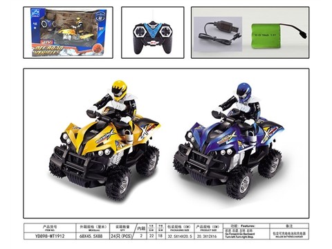 1:12 four-way rebel ATV cross-country remote control motorcycle (including electricity) remote control car toy