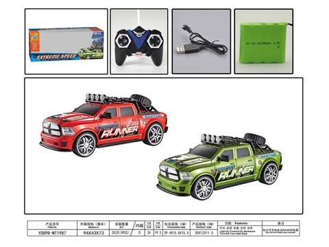 1:14 Dodge pickup remote control car (including electricity) remote control car toy