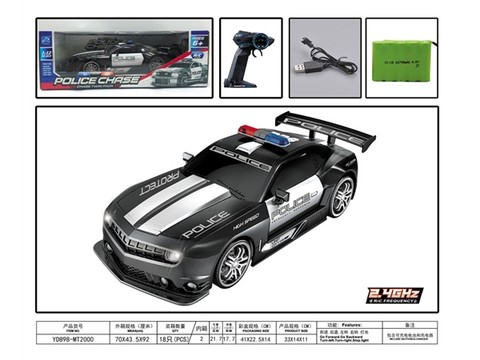 1:12 remote control Mustang police car (including electricity) remote control car toy