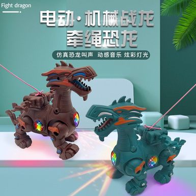 Electric lights, music, dinosaurs
