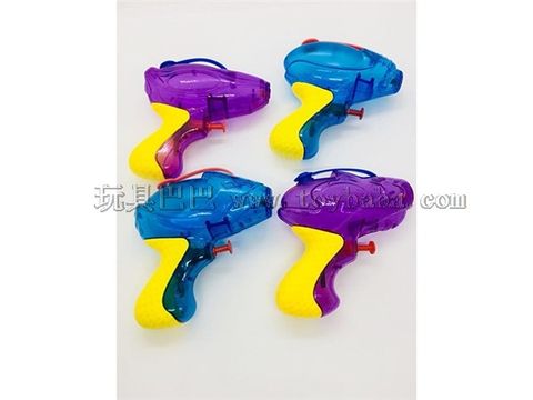 4 mixed transparent water guns