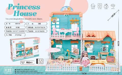 Self-installed villa house roof with light + 4.5-inch joint doll