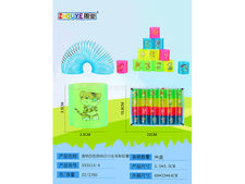 透明四色热转印12生肖彩虹圈