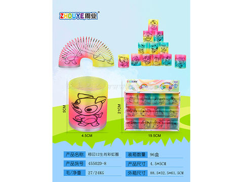 Pad printing 12 zodiac rainbow rings