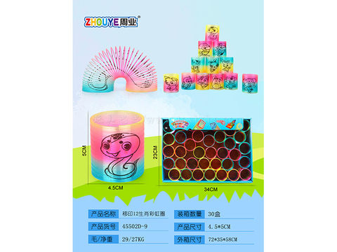 Pad printing 12 zodiac rainbow rings