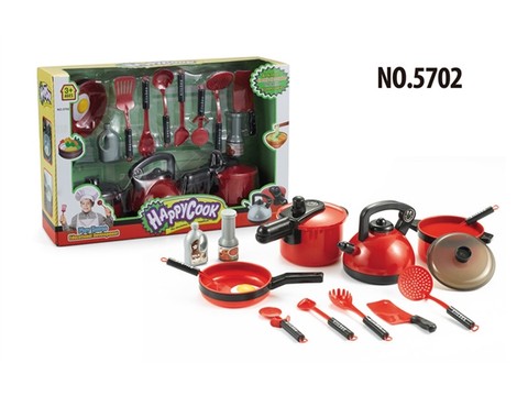 Playing house simulation large kitchen toy tableware