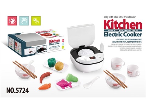 Simulated electric rice cooker toy tableware