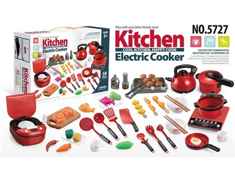 Simulated large kitchen toy tableware