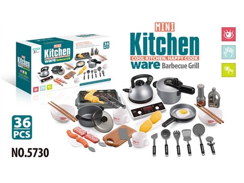 Simulated medium kitchen toy tableware