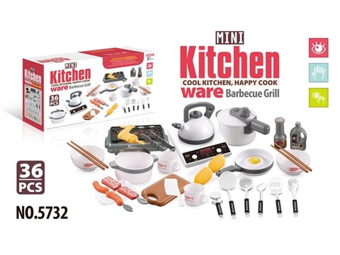 Simulated medium kitchen toy tableware