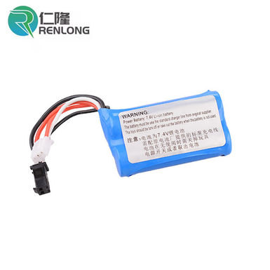 Lithium battery 14500 500mAh 7.4V battery pack rechargeable battery toy accessories with wire and protection