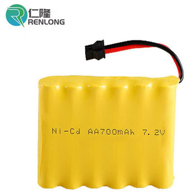 Nickel-cadmium battery 7.2 volt rechargeable battery toy accessories