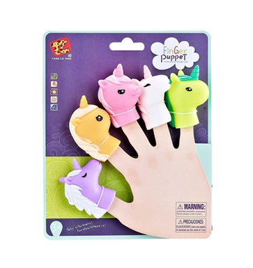 Fairy horse finger couple plastic enamel toy