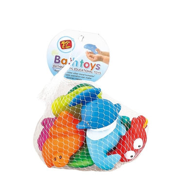 Eight bathroom spray marine animals plastic enamel toys