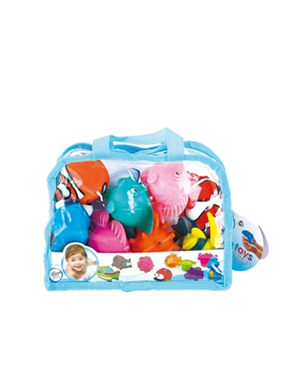 Bathroom spray animals (10) plastic enamel toys
