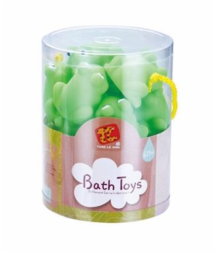 Bathroom spray frogs (20) plastic enamelled toys