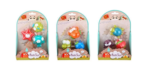 Only 3 water spray ocean (3 mixed) plastic enamel toys