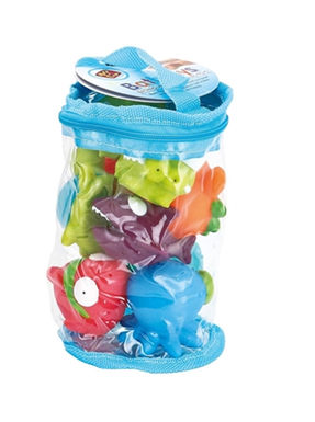 Bathroom spray animals (9) plastic enamel toys