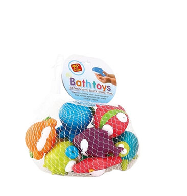 Nine-piece bathroom water spray, marine animals, plastic and plastic toys