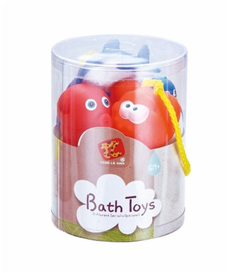 Water-spraying marine animals (pack of 6 pcs) slush plastic slush toys