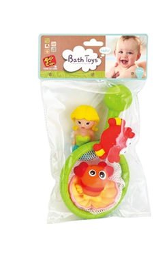 Bathroom set lined plastic toys