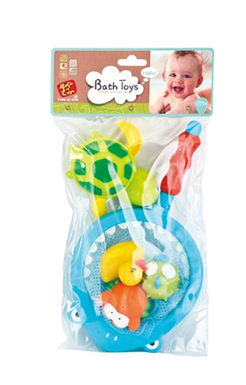 Bathroom set lined plastic toys