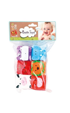 Bathroom set lined plastic toys