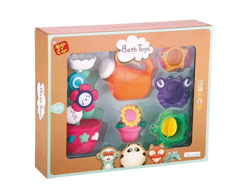 (Sunflower) Water spray combination slush plastic slush toy