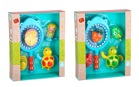Bathroom swimming set lined plastic toys
