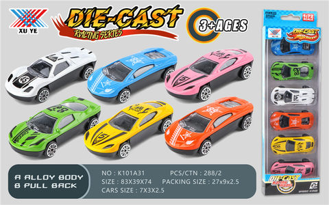 1:72 Alloy Scooter Alloy Car Toys (Pack of 6 pcs)