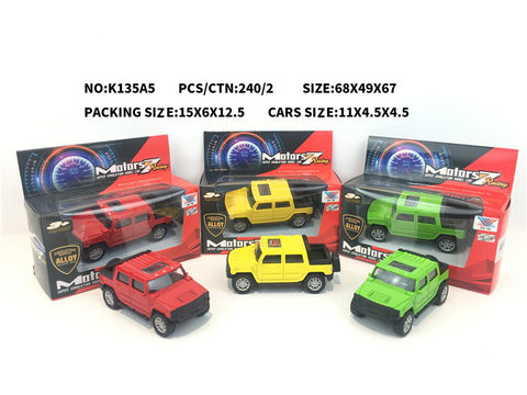 1:36 alloy car return force (1 pack) alloy car toy