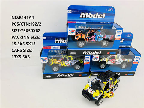 1:32 alloy car return force to open the door (1 pack) alloy car toy