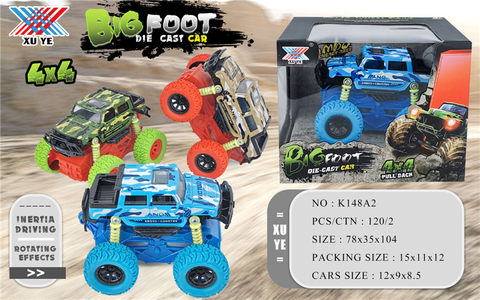 1:32 alloy four-wheel drive inertia climbing car alloy car toy (1 pack)