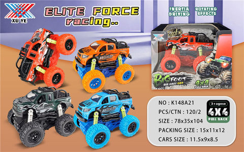 1:32 alloy four-wheel drive inertia climbing car alloy car toy (1 pack)