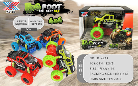 1:32 alloy four-wheel drive inertia climbing car alloy car toy (1 pack)