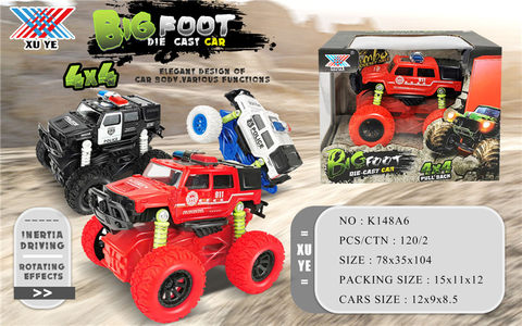 1:32 alloy four-wheel drive inertia climbing car alloy car toy (1 pack)