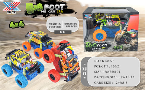 1:32 alloy four-wheel drive inertia climbing car alloy car toy (1 pack)
