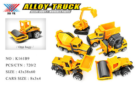 1:72 alloy engineering car alloy car toys