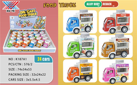 1:64 Pullback Alloy Mini Car Alloy Car Toys (24 pcs)