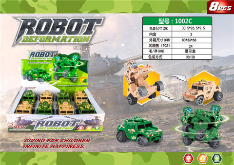 Inertial deformation rotating off-road vehicle