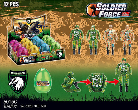 Soldiers assault shape-shifter eggs