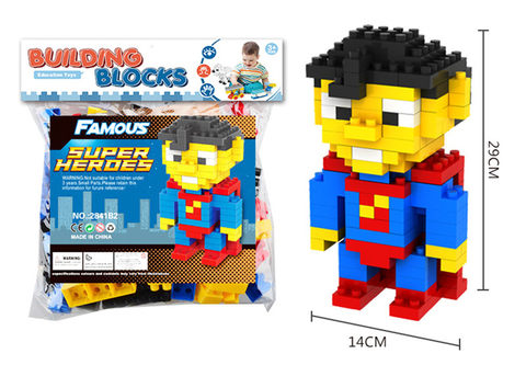 Superhero Superman Building Blocks Toys Educational Building Blocks Toys (164PCS)