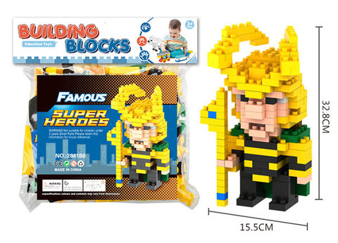 Superhero Rocky Building Blocks Toys Educational Building Blocks Toys (204PCS)