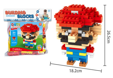 Mario Big Particle Building Blocks Toys Educational Building Blocks Toys (179PCS)