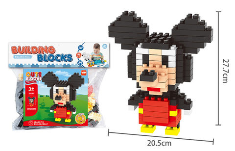 Mickey Big Particle Building Blocks Toys Educational Building Blocks Toys (127PCS)